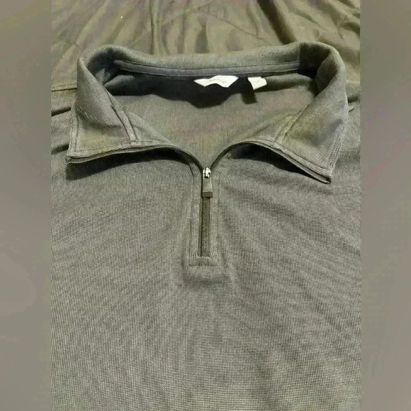 Calvin  Klein men’s 2XL grey 3/4 zip pullover - Picture 3 of 7
